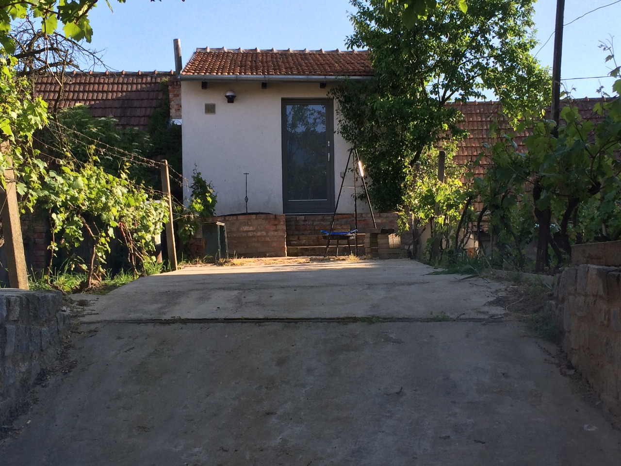 vinný sklípek ubytování zadní pohled